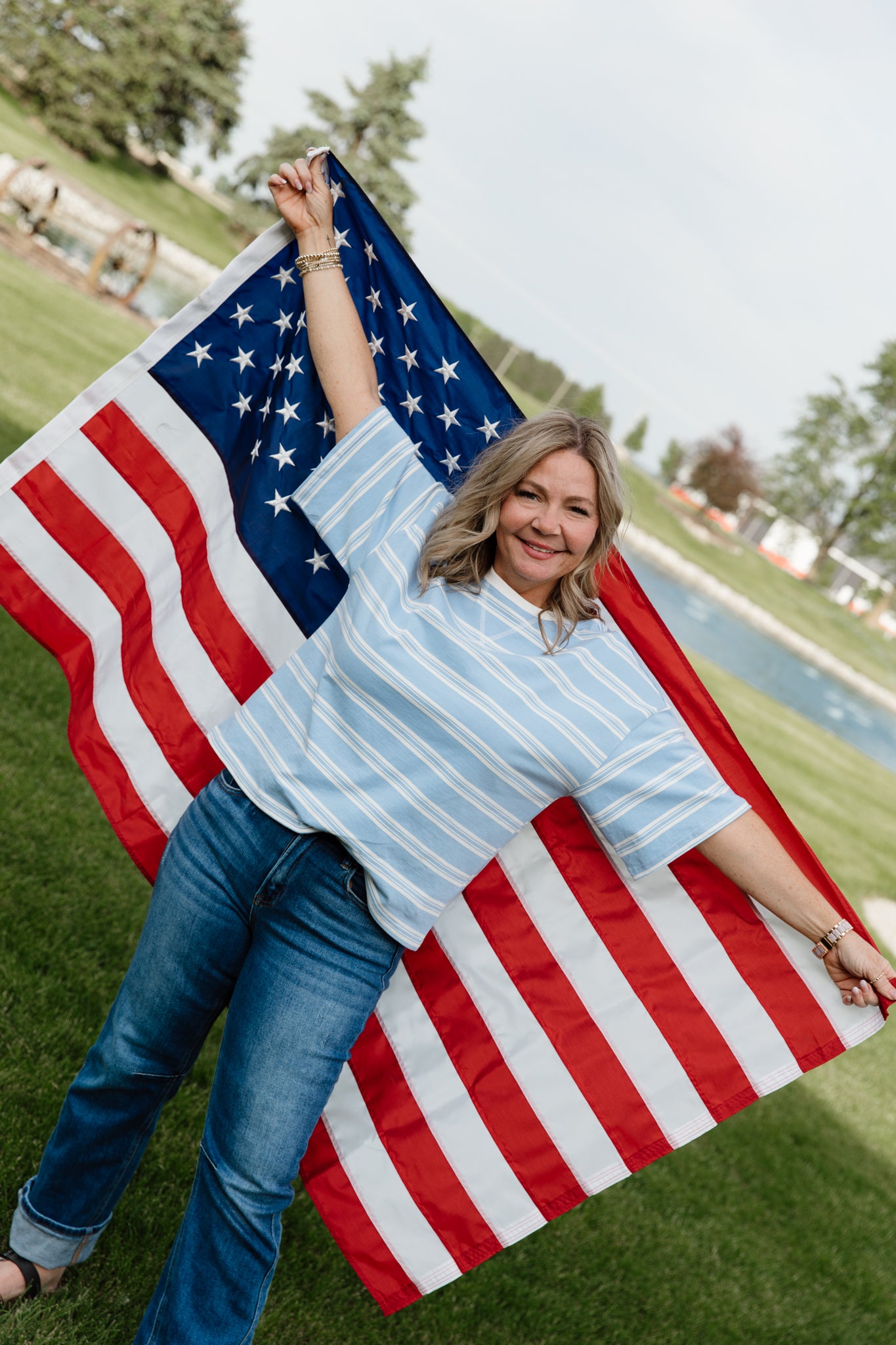 Americana Striped Tee