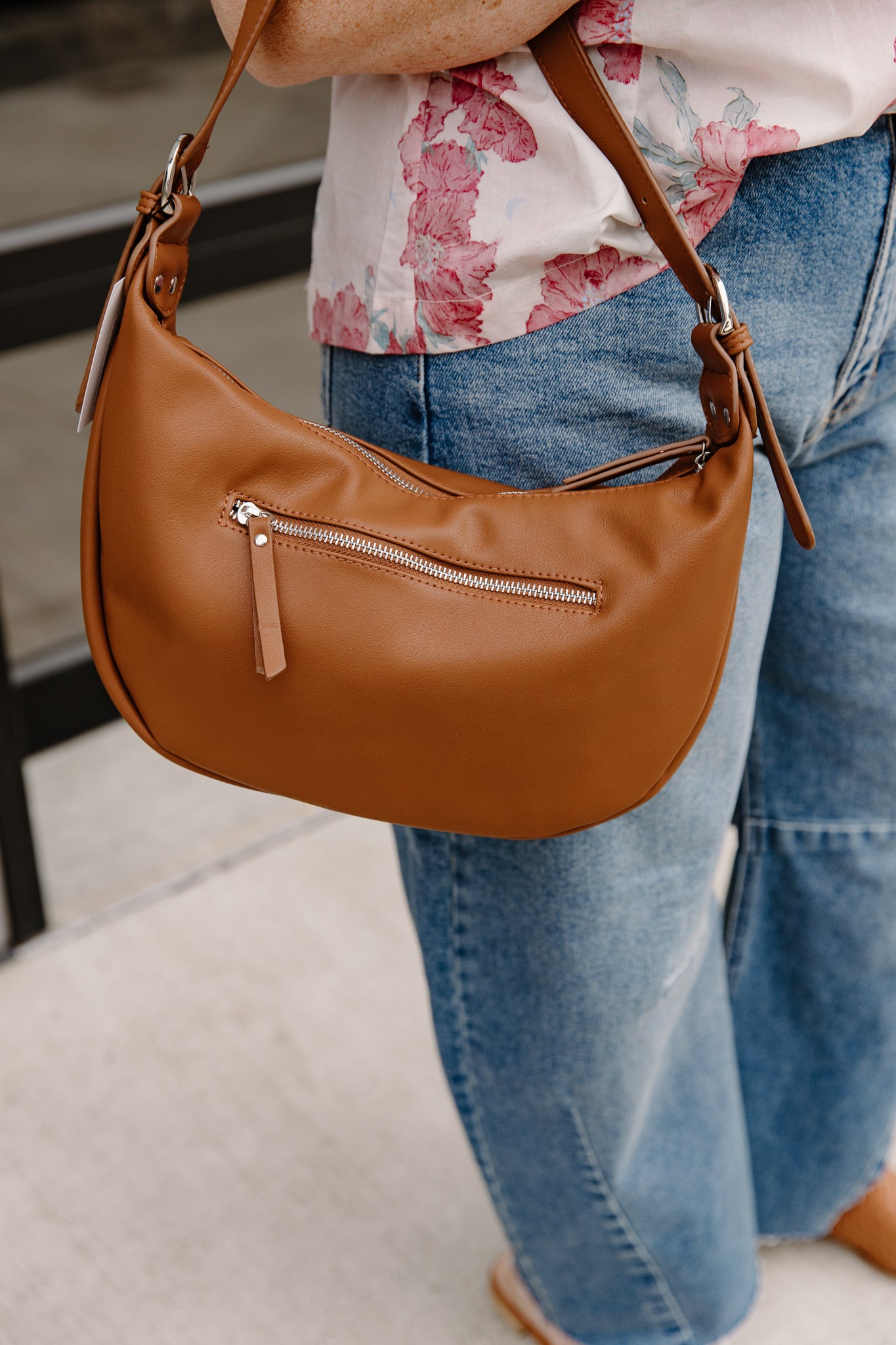 Modern Crescent Shoulder Bag