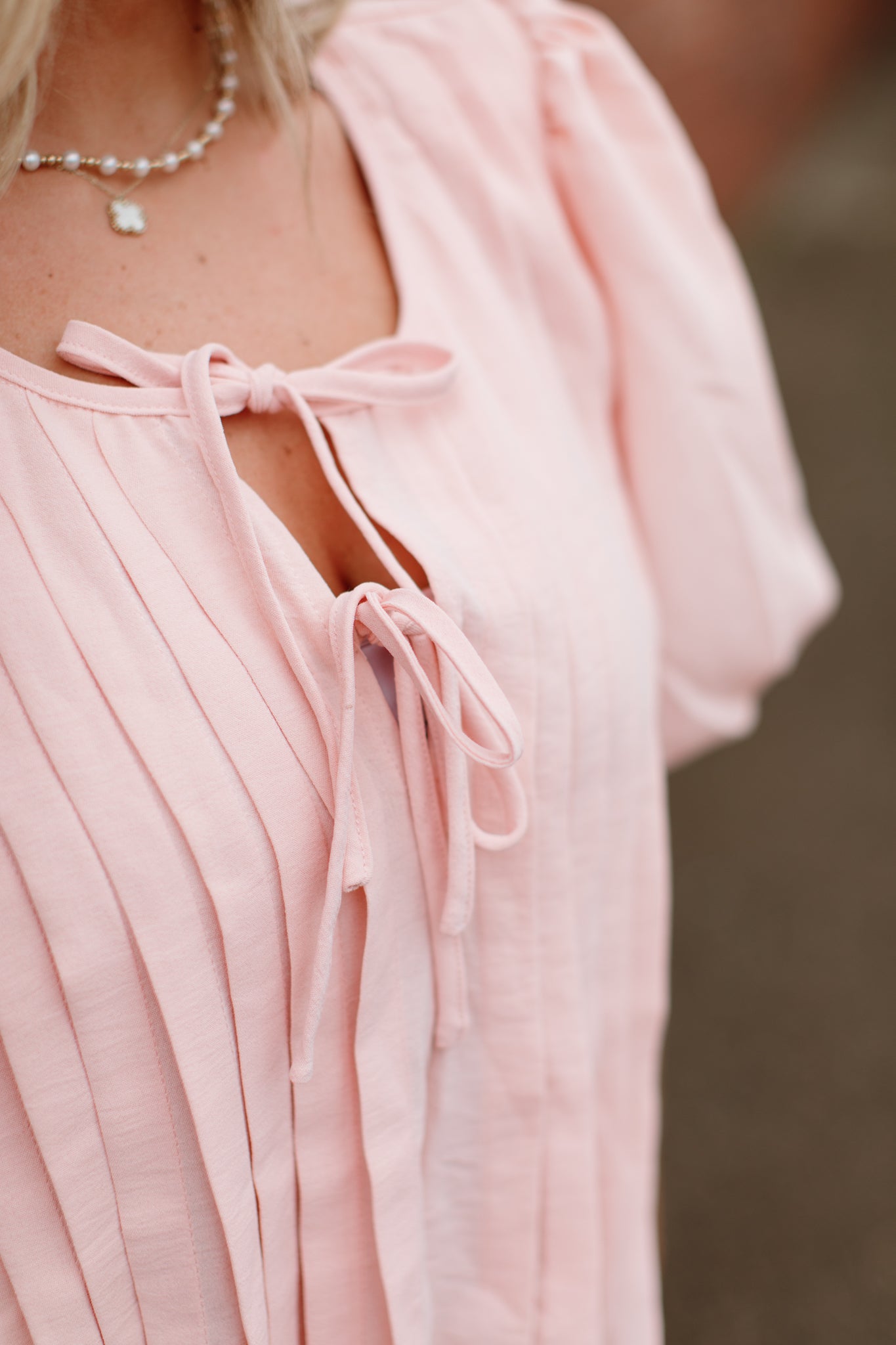 Pleated Blouse