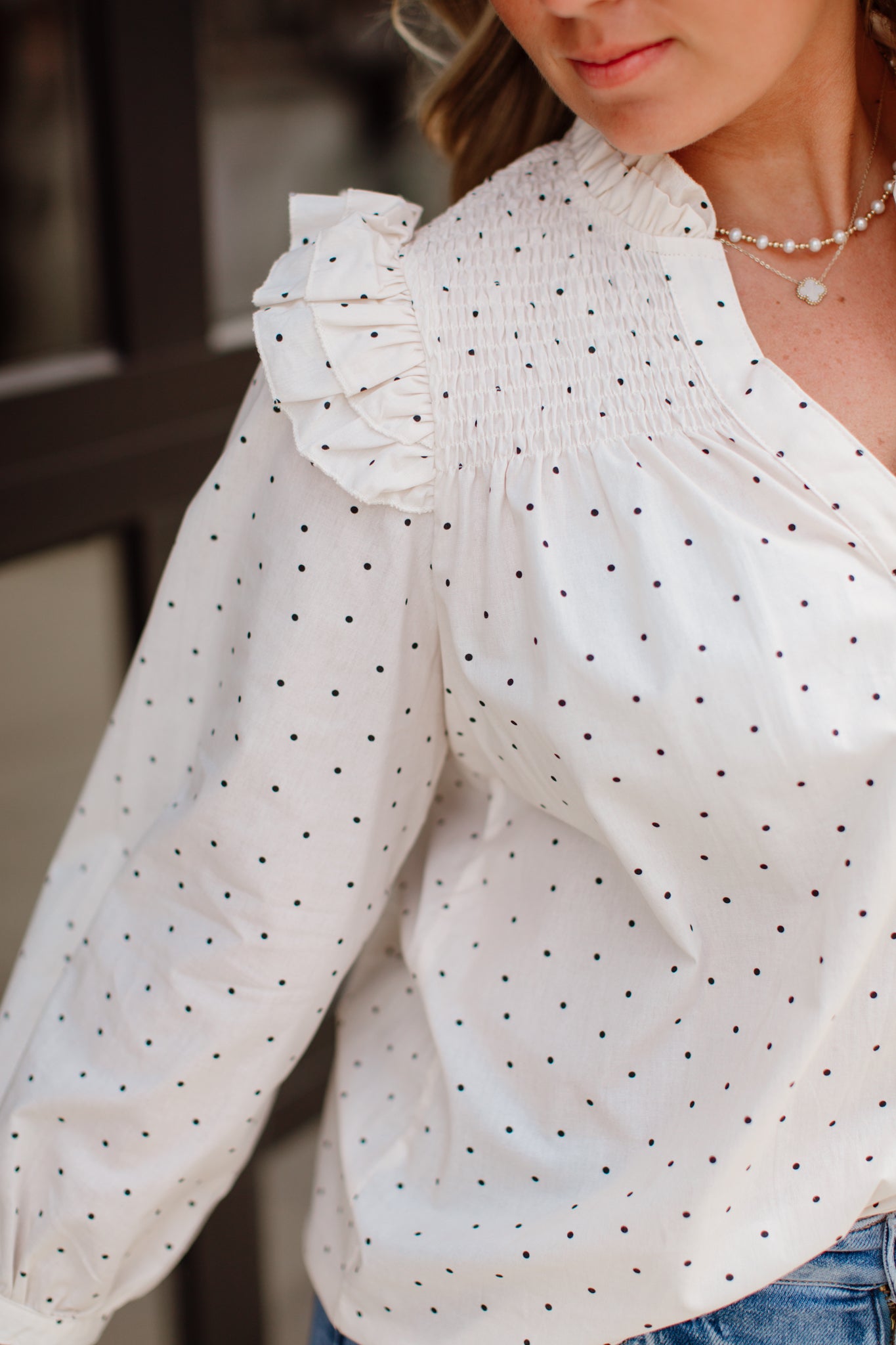 Polka Dot Blouse