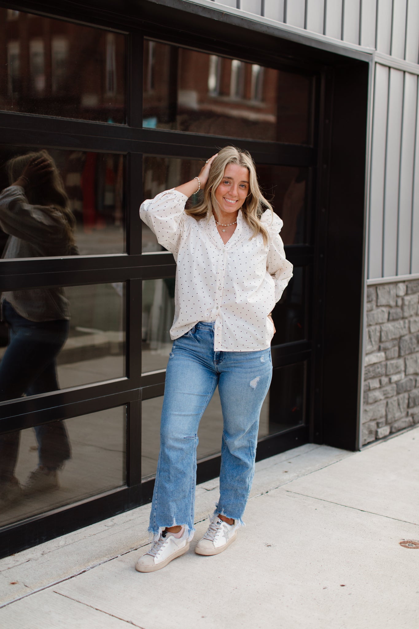Polka Dot Blouse