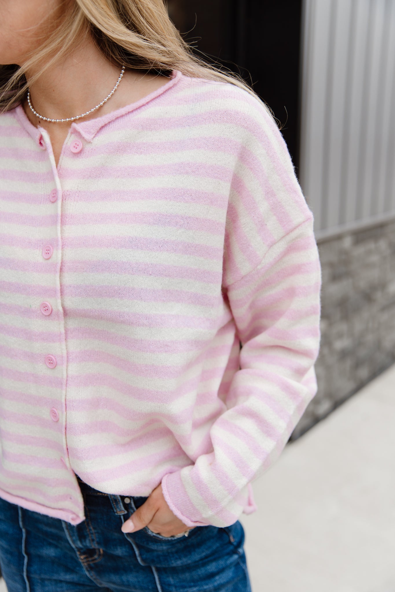 Knit Stripe Cardigan