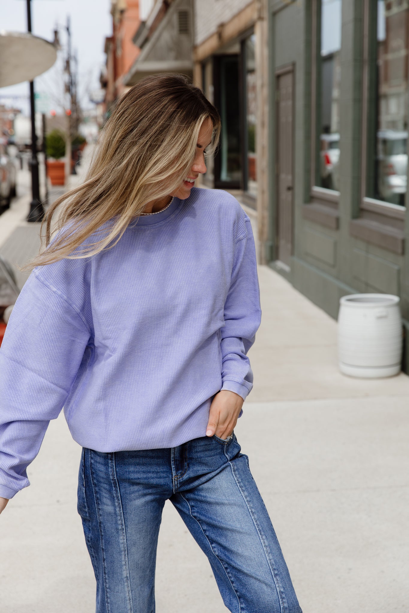Luxe Corded Crew