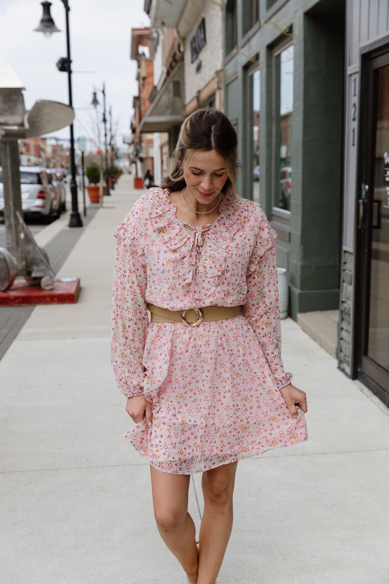 Floral Chiffon Dress