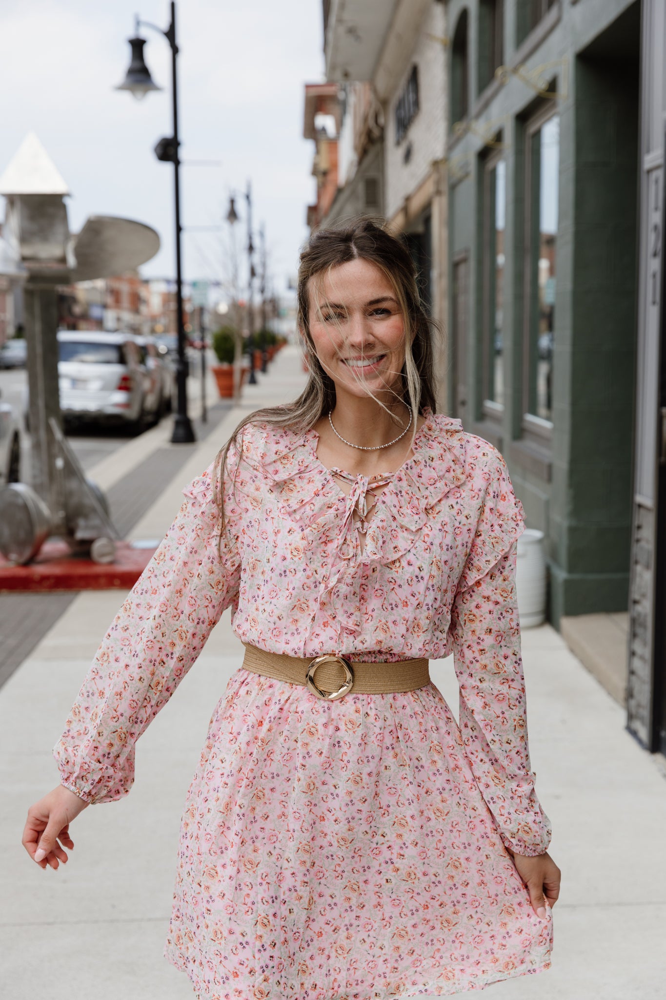 Floral Chiffon Dress