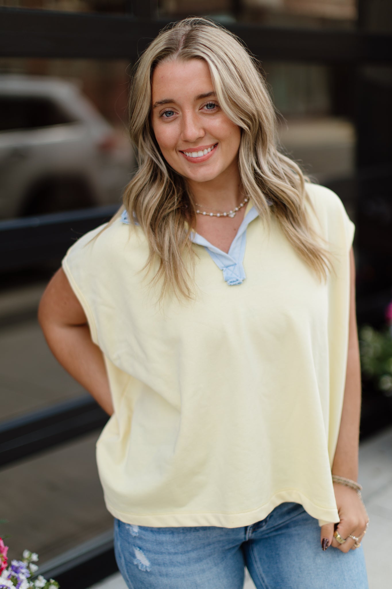 Collar Cap Sleeve