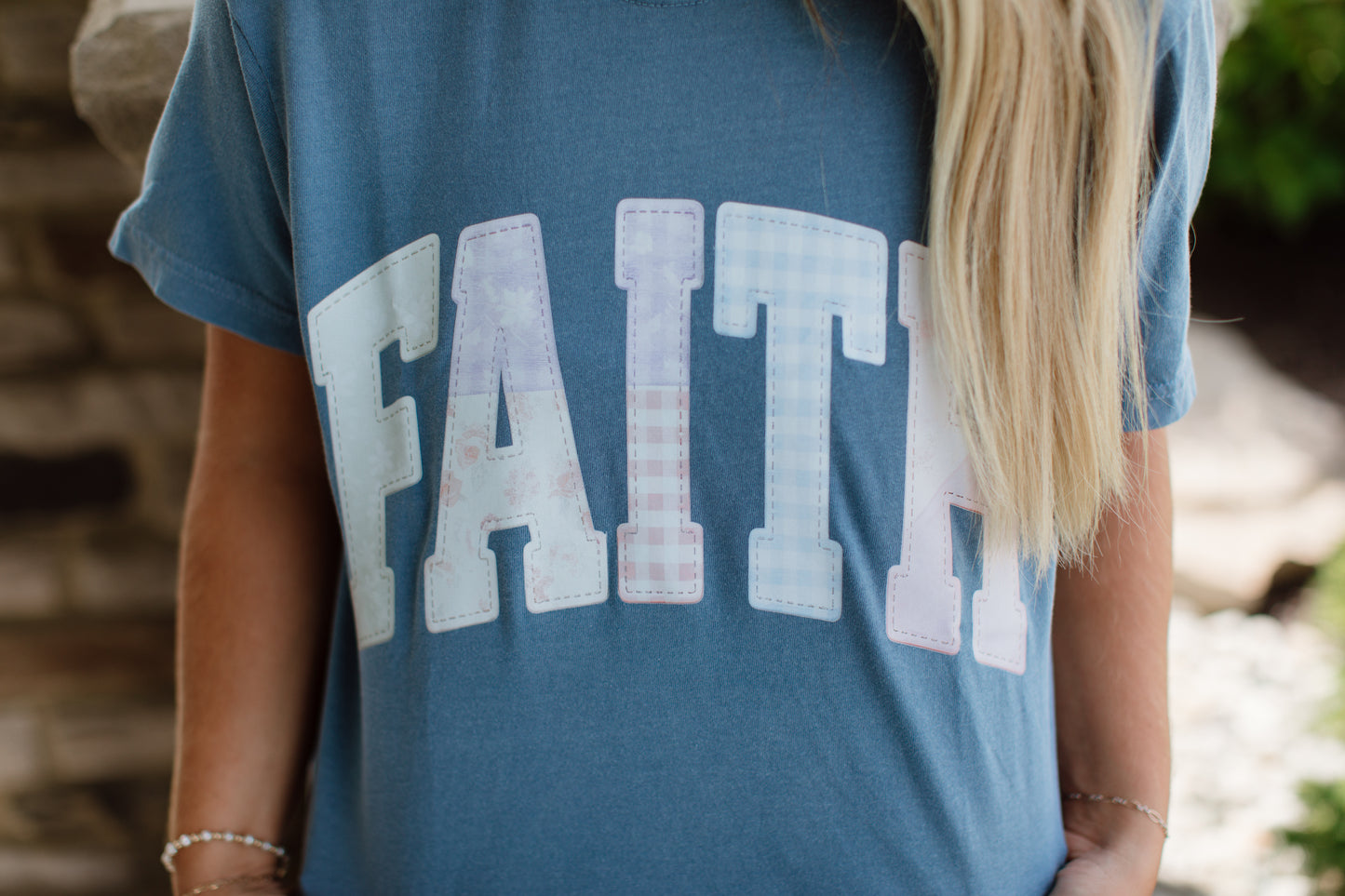 Faith Patchwork Tee