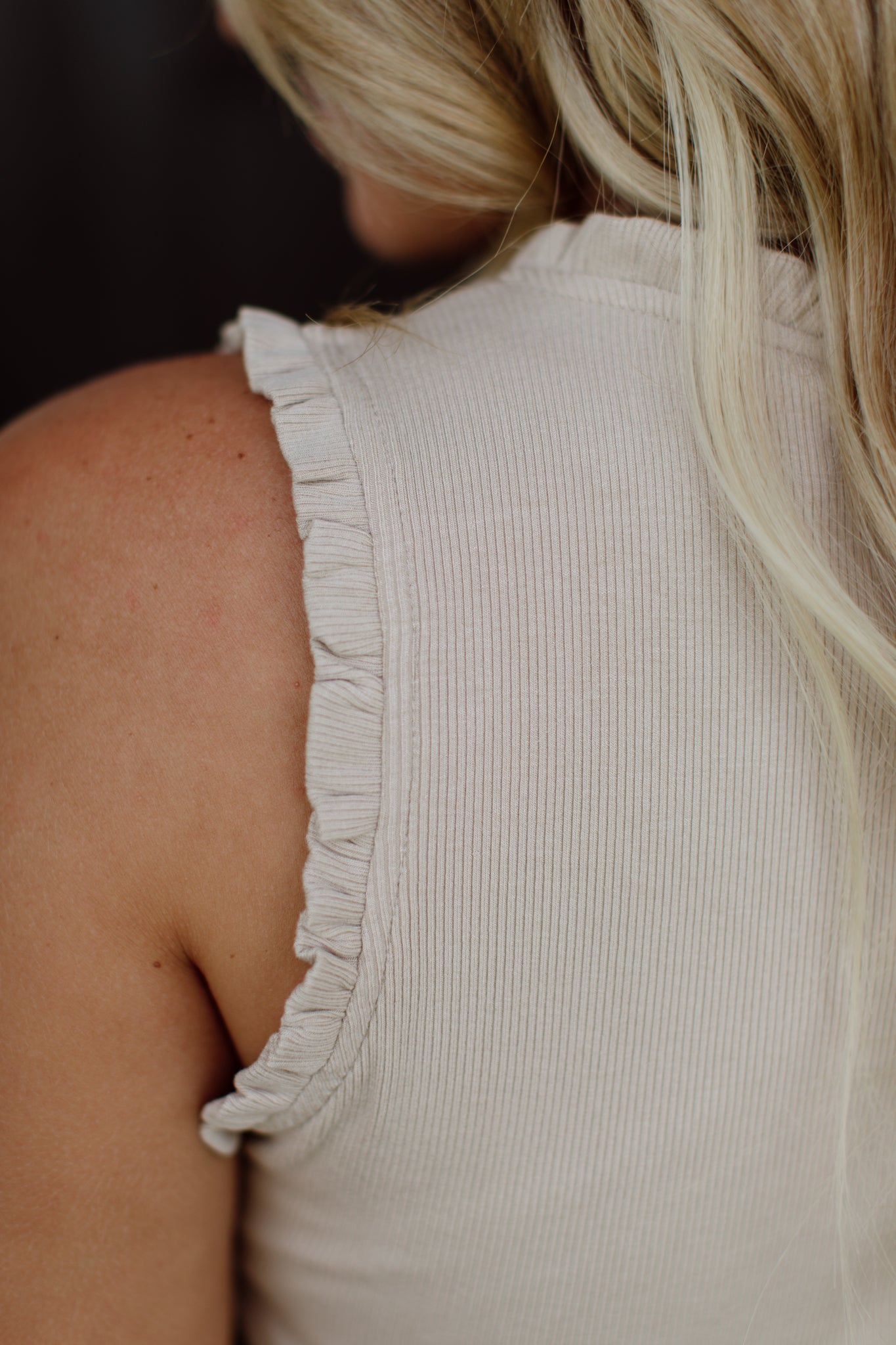 V Neck Knit Tank